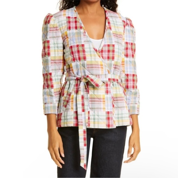 Cinq A Sept multi plaid jacket - Picture 1 of 9